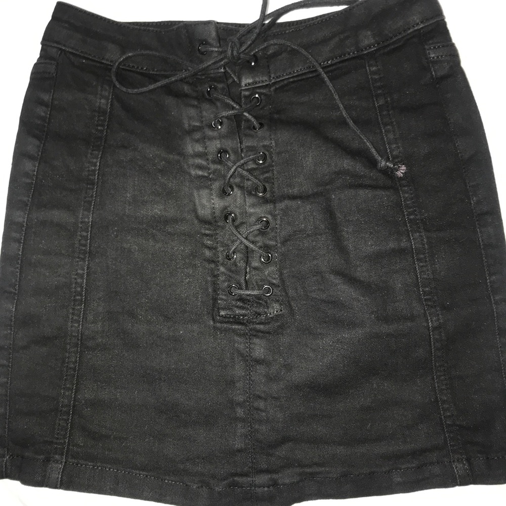 BDG (Urban Outfitters) Black Denim Mini Skirt